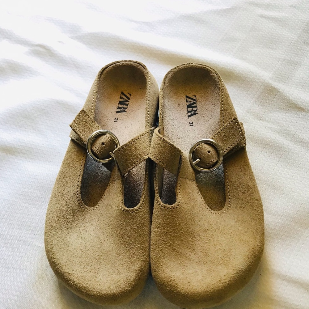 Zara Kids Tan clogs Shoes - Picture 3 of 7